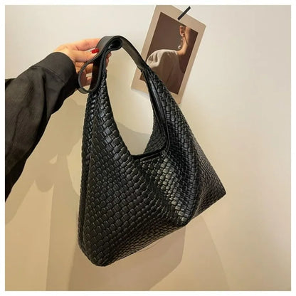 Minimal Soft Shoulder Tote Bag with Slouchy Underarm Carry Design