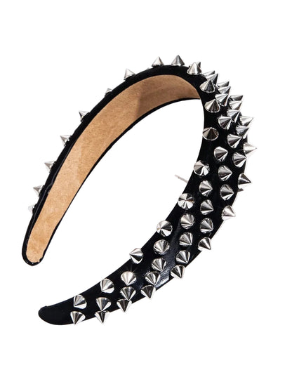 Spike Studded Headband Gothic Punk Alternative Statement Hair Accessory