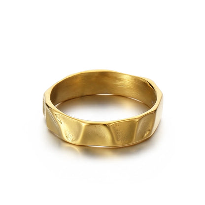 Minimalist Geometric Band Ring Punk Alternative Everyday Statement Jewelry