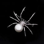 Alternative Statement Spider Brooch Pin with Modern Artistic Insect Design
