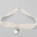 Crescent Moon Tattoo Choker for Witchy Gothic Alternative Fashion Styling