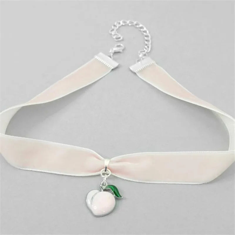 Crescent Moon Tattoo Choker for Witchy Gothic Alternative Fashion Styling