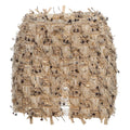 Textured Fringe Mini Skirt with Layered Tassel Festival Fashion Design