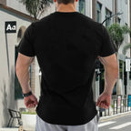 Minimalist Typography Graphic Oversized Cotton T-Shirt for Modern Streetwear Styling