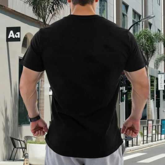 Minimalist Typography Graphic Oversized Cotton T-Shirt for Modern Streetwear Styling