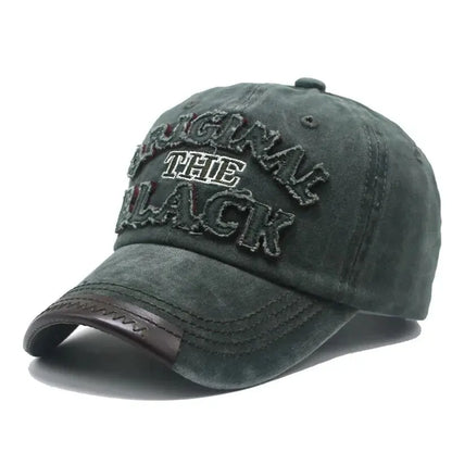 Unisex Vintage Washed Baseball Cap with Embroidered Detail for Everyday Casual Streetwear Style