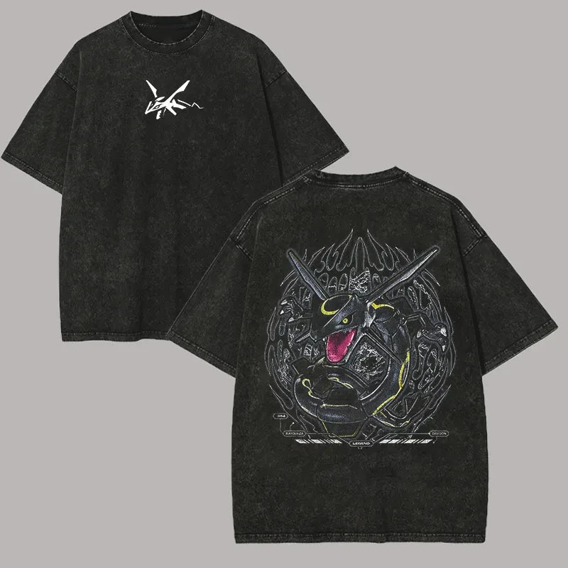 Dark Fantasy Manga Oversized Casual Streetwear Graphic Cotton T-Shirt