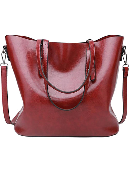 Minimalist Top Handle Tote Satchel Bag with Spacious Everyday Carry Design