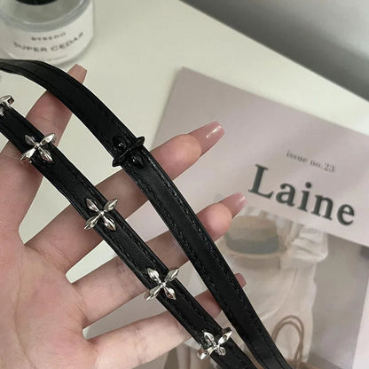 Minimalist Punk Collar Choker Necklace for Gothic Alternative Streetwear and Dark Fashion Looks