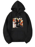 Streetwear Graphic Hoodie with Bold Typography Print and Everyday Fit