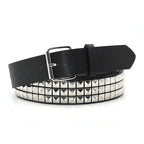 Studded Punk Belt with Rivet Details for Alternative Fashion Styling