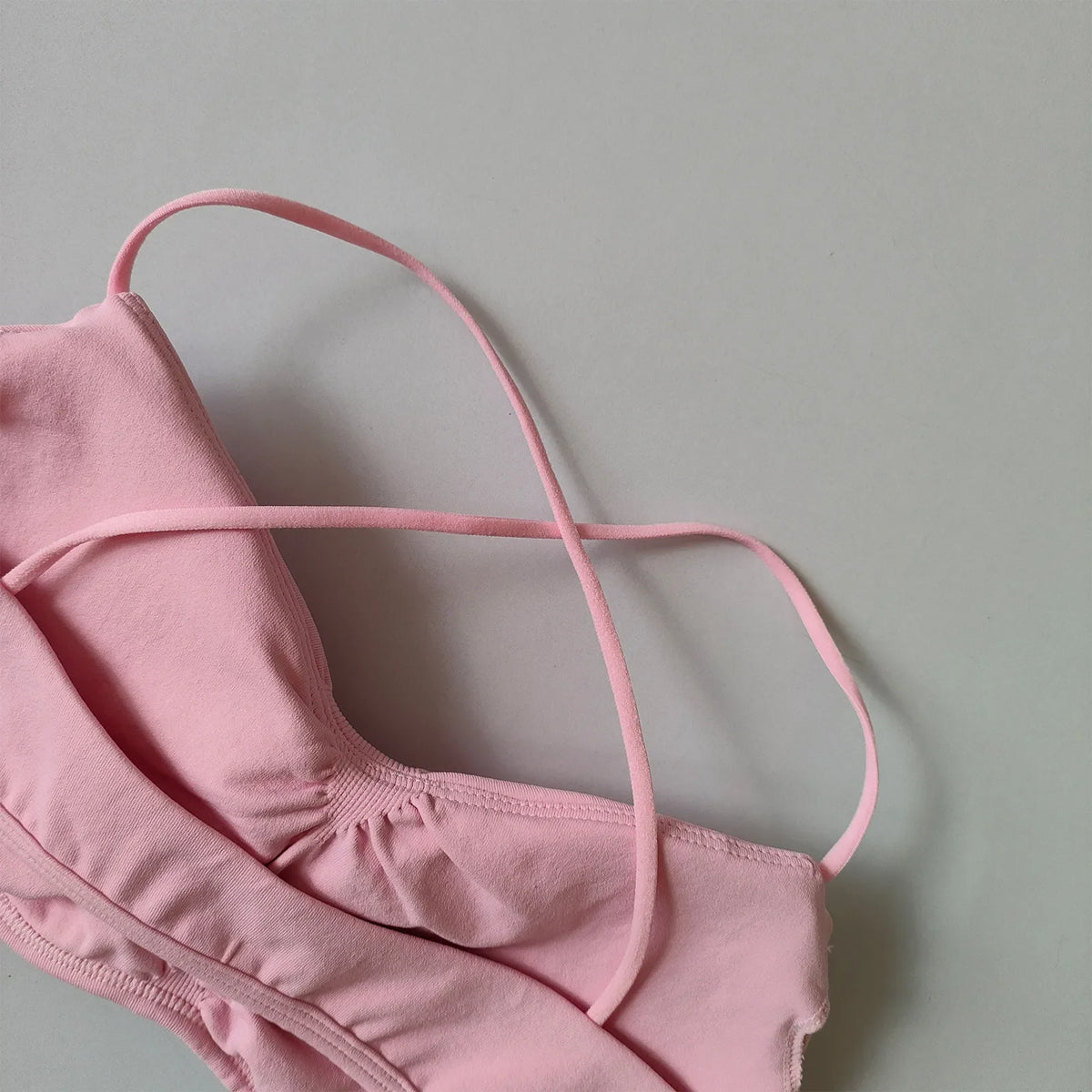 Minimalist Criss-Cross Strap Sling Bralette in Assorted Colors