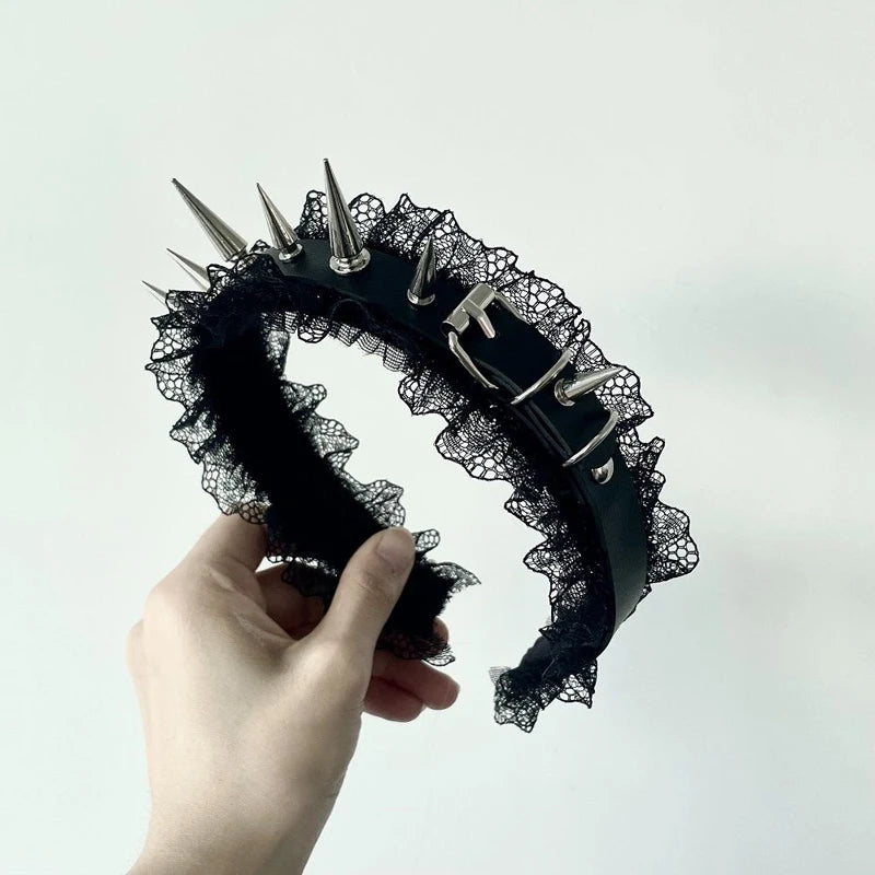 Spike Headband Gothic Punk Statement Alternative Fashion Hair Accessory
