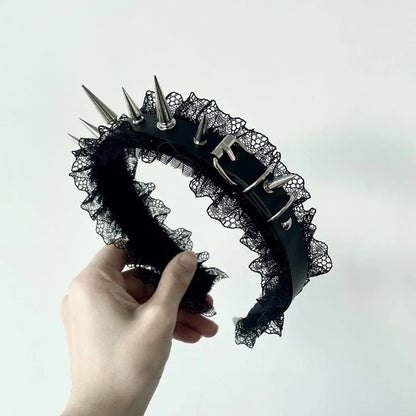 Spike Headband Gothic Punk Statement Alternative Fashion Hair Accessory