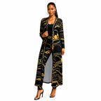 Women's Printed Longline Cardigan and Slim Pants Co-Ord Set