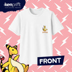 Retro Creature Anime Back Print Oversized Cotton Streetwear T-Shirt
