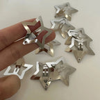 Y2K Star Hair Clip Set Celestial Statement Alternative Fashion Accessories