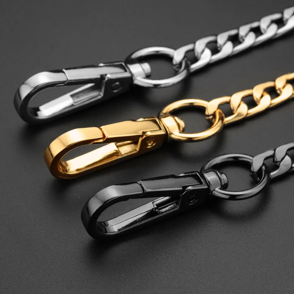 Classic Punk Wallet Chain with Ring Detail for Alternative Streetwear Looks