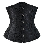 Elegant Beige Lace-Up Corset Top with Adjustable Tie-Shoulder Straps
