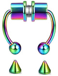 Decorative Faux Septum Nose Ring for Punk Gothic Fashion Looks