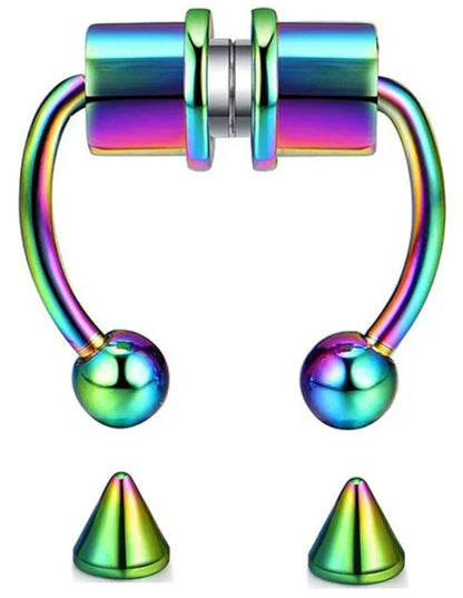 Decorative Faux Septum Nose Ring for Punk Gothic Fashion Looks