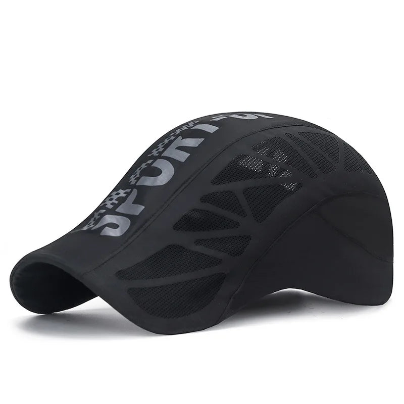 Quick Dry Mesh Baseball Cap Breathable Curved Brim Casual Sports Outdoor Hat