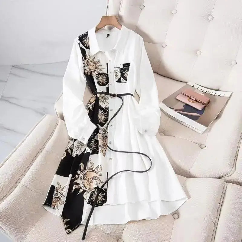 Vintage Gothic Kimono Dress with Dark Alternative Streetwear Aesthetic