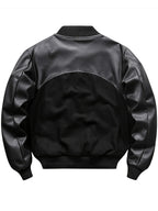 Men's Vintage-Inspired Varsity Bomber Jacket with Relaxed Streetwear Silhouette