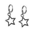 Hollow Star Drop Earrings Y2K Alternative Celestial Fashion Jewelry