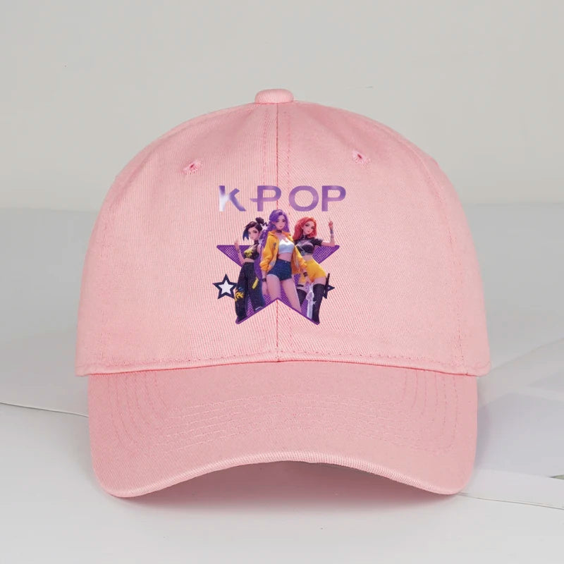 Graphic Embroidered Dad Cap Adjustable Curved Brim Streetwear Baseball Hat
