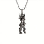 Gothic Figure Pendant Necklace with Dark Fantasy Alternative Statement Styling