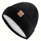 Brimless Ribbed Polyester Knit Beanie for Everyday Winter Casual Streetwear and Travel Comfort