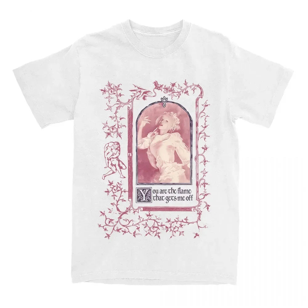 Gothic Manga Aesthetic Graphic Streetwear Oversized Cotton Anime T-Shirt