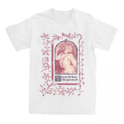 Gothic Manga Aesthetic Graphic Streetwear Oversized Cotton Anime T-Shirt