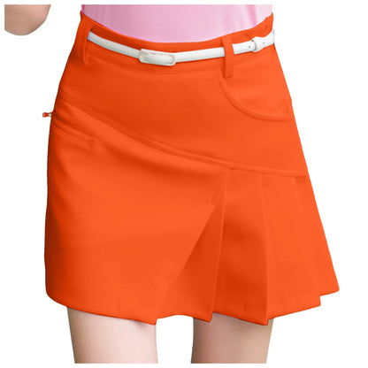 High Waist Asymmetrical Wrap Mini Skirt with Side Zip Streetwear Design