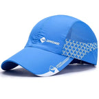 Unisex Breathable Baseball Cap with Mesh Side Panels for Outdoor Sports and Everyday Wear