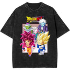 Anime Retro Power Squad Graphic Vintage Oversized Streetwear Cotton Tee