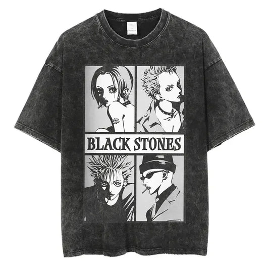 Minimalist Manga Aesthetic Oversized Anime Goth Streetwear Graphic Tee