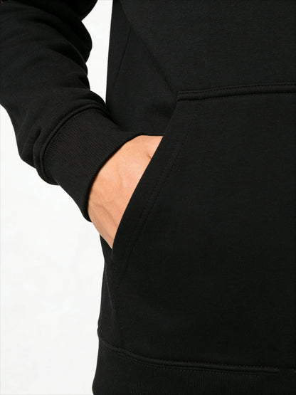 Minimalist Anime Graphic Hoodie with Manga-Inspired Monochrome Artwork Design