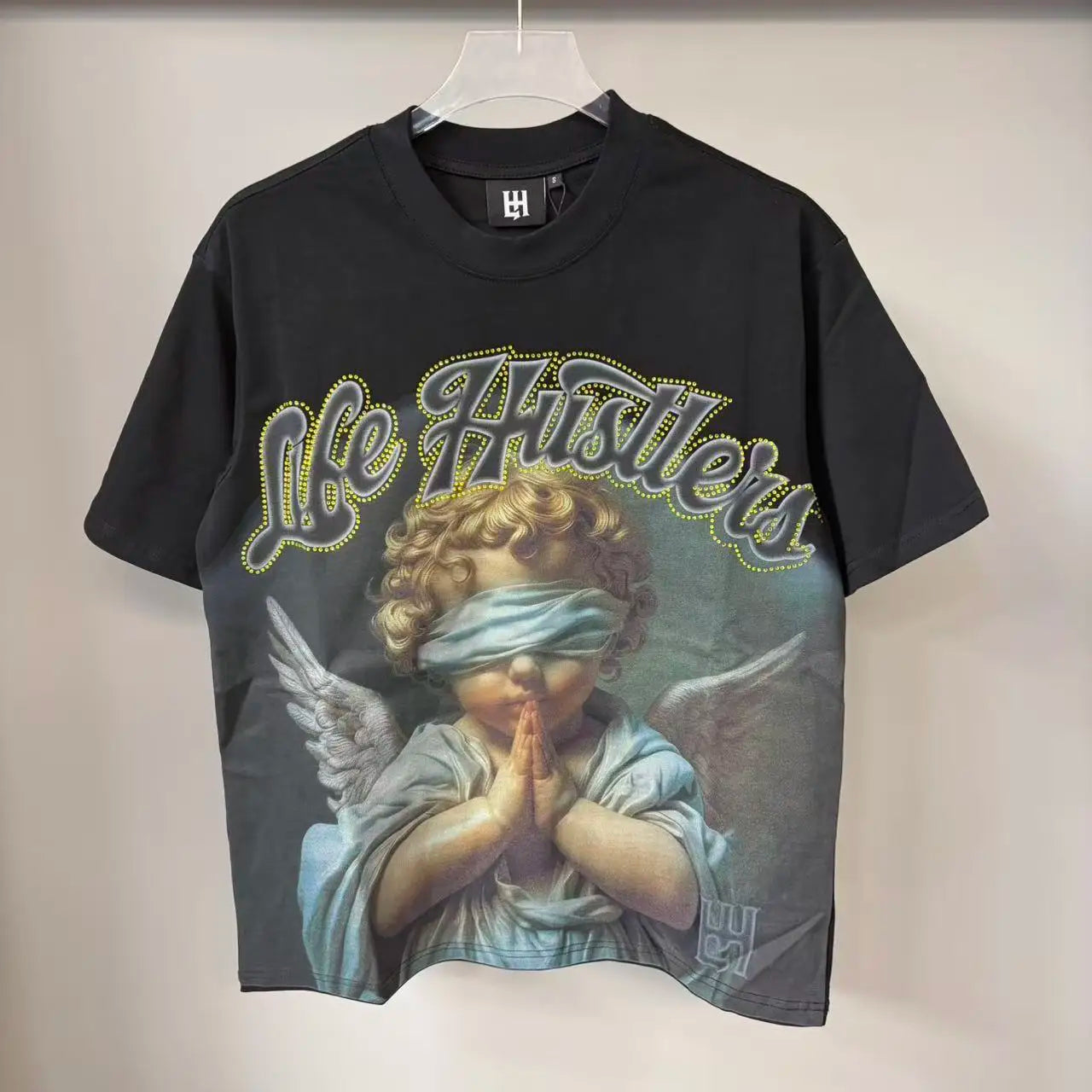 Distressed Graphic Oversized Cotton Streetwear T-Shirt with Vintage-Inspired Artwork