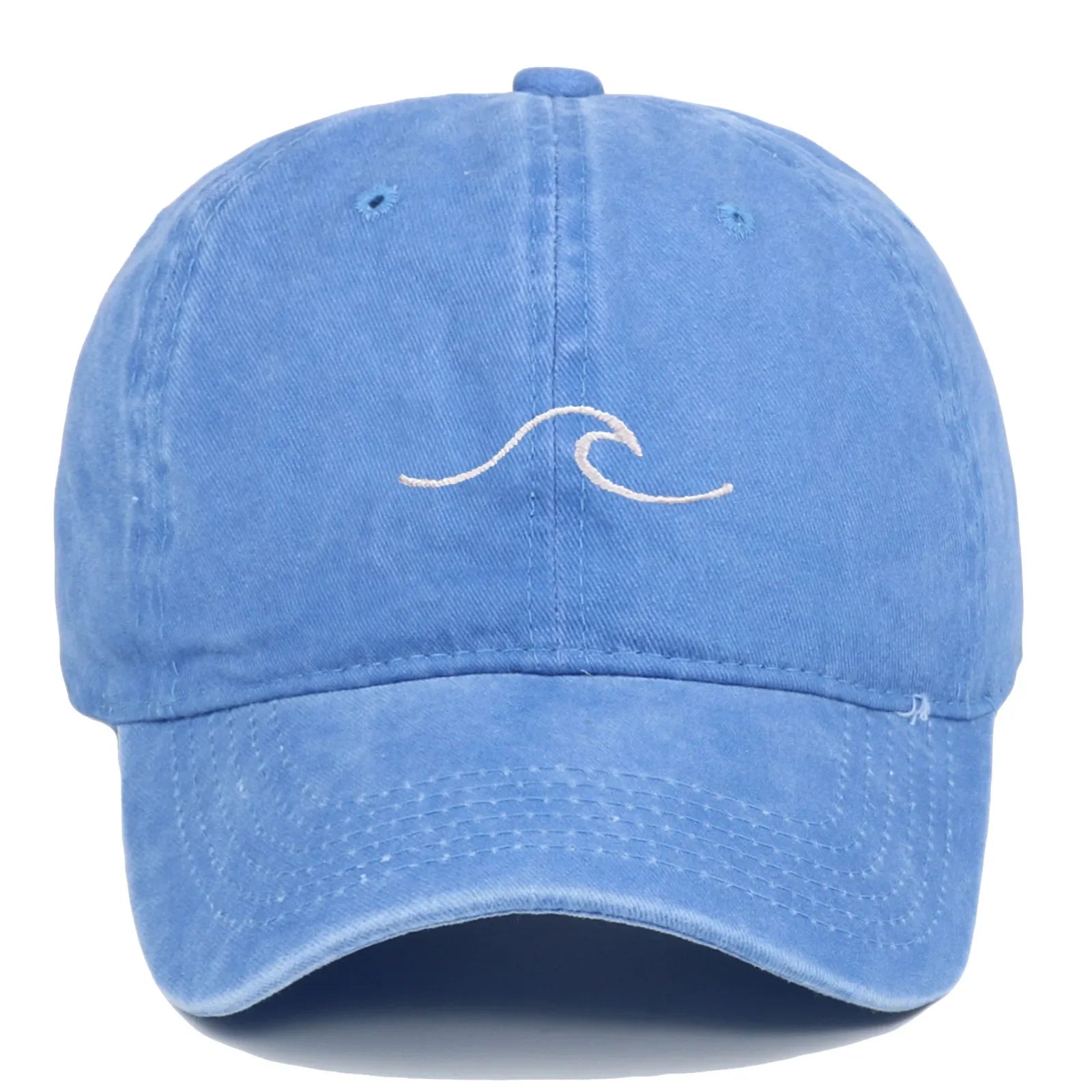 Unisex Washed Baseball Cap with Minimal Embroidered Detail for Casual Everyday Streetwear Style