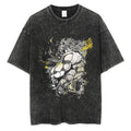Vintage Anime Goth Battle Art Oversized Manga Streetwear T-Shirt