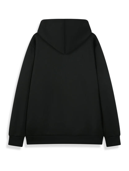 Mythological Graphic Hoodie with Oversized Streetwear Fit and Artistic Front Print