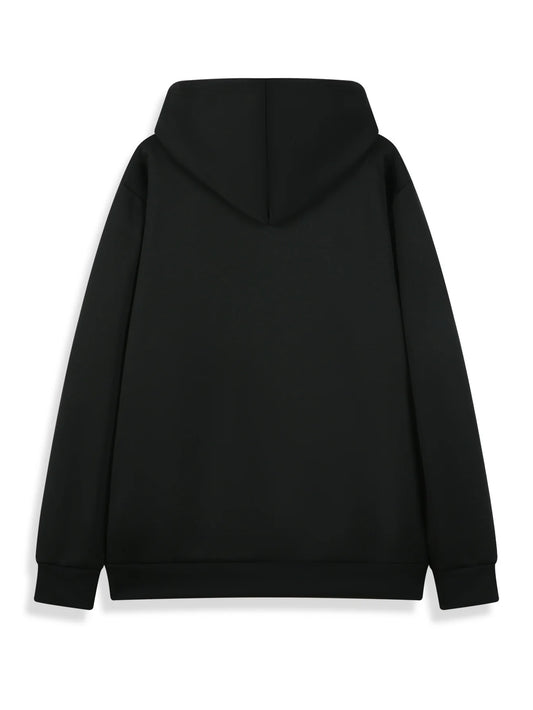 Mythological Graphic Hoodie with Oversized Streetwear Fit and Artistic Front Print
