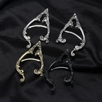 Dark Elf Ear Cuff Statement Earring for Gothic Alternative Fashion Styling