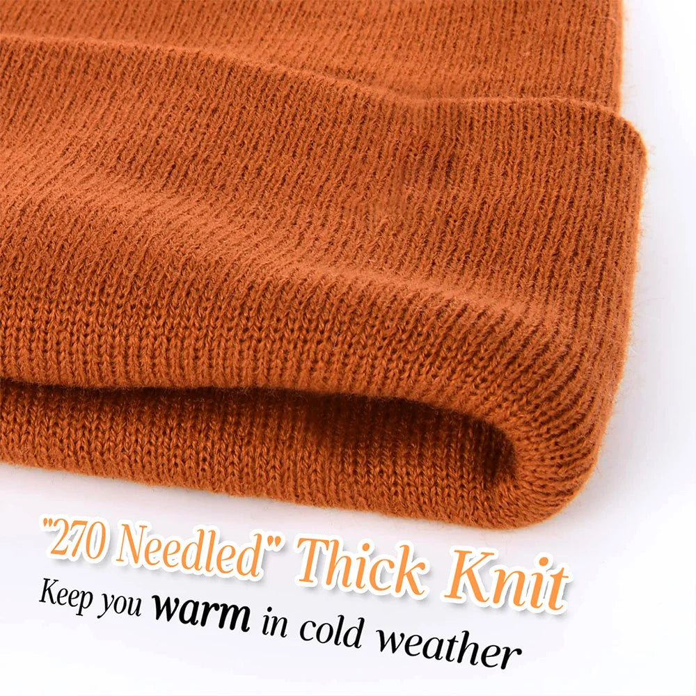 Classic Ribbed Cuffed Acrylic Knit Beanie for Everyday Minimalist Streetwear and Casual Fashion
