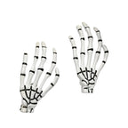 Skeleton Hand Hair Claw Clip Gothic Punk Statement Hairstyle Accessory