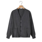 Women's Relaxed Open Front Knit Cardigan with Long Sleeve Everyday Silhouette