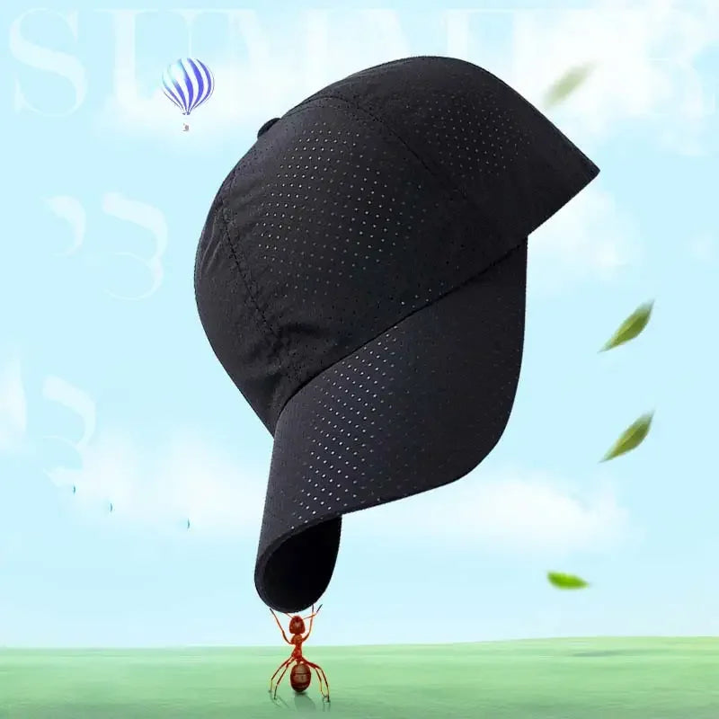 Unisex Breathable Mesh Baseball Cap with Lightweight Quick Dry Design for Outdoor Activities