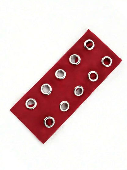 Grommet Detail Headband Punk Alternative Streetwear Hair Accessory